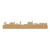 Skyline Nunspeet Bamboe houten cadeau decoratie relatiegeschenk van WoodWideCities