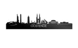 Skyline Oostende Zwart Glanzend