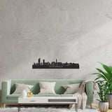 Skyline Oosterhout Zwart houten cadeau decoratie relatiegeschenk van WoodWideCities