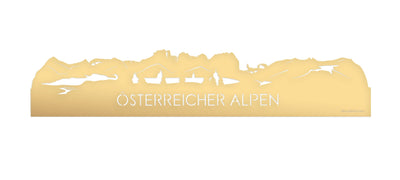 Skyline Österreich Alps Gold Metallic