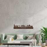 Skyline Oudewater Noten houten cadeau decoratie relatiegeschenk van WoodWideCities