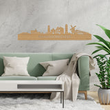 Skyline Raamsdonksveer Bamboe houten cadeau decoratie relatiegeschenk van WoodWideCities