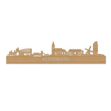 Skyline Ridderkerk Bamboe houten cadeau decoratie relatiegeschenk van WoodWideCities