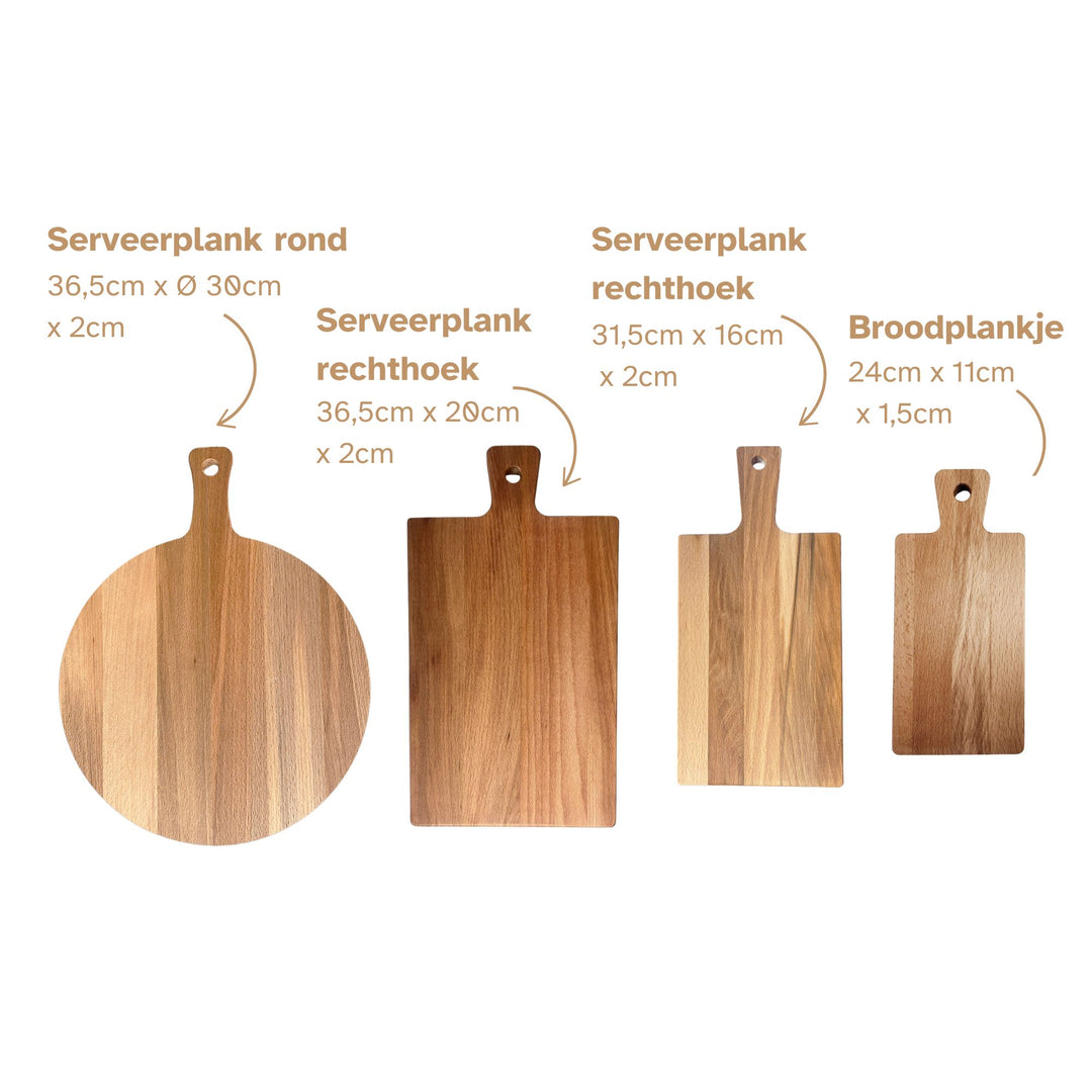 Skyline Serveerplank Fryslan houten cadeau decoratie relatiegeschenk van WoodWideCities