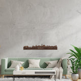 Skyline Sevilla Noten houten cadeau decoratie relatiegeschenk van WoodWideCities