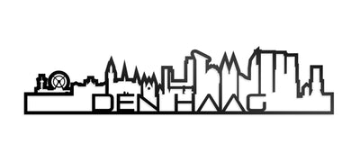Skyline Shape Den Haag Zwart Glanzend