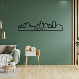 Skyline Shape Gent Black houten cadeau decoratie relatiegeschenk van WoodWideCities