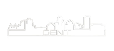 Skyline Shape Gent White Glossy