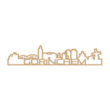Skyline Shape Gorinchem Bamboe houten cadeau decoratie relatiegeschenk van WoodWideCities