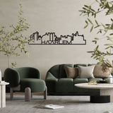 Skyline Shape Haarlem Zwart glanzend gerecycled kunststof cadeau decoratie relatiegeschenk van WoodWideCities