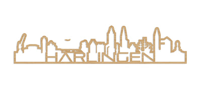 Skyline Shape Harlingen Bamboe