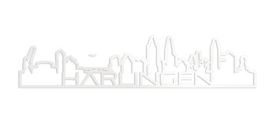 Skyline Shape Harlingen Wit Glanzend