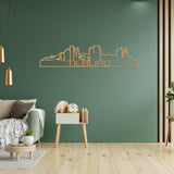 Skyline Shape Tilburg Bamboe houten cadeau decoratie relatiegeschenk van WoodWideCities