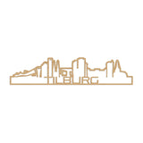 Skyline Shape Tilburg Bamboe houten cadeau decoratie relatiegeschenk van WoodWideCities