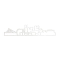 Skyline Shape Utrecht Wit Glanzend
