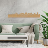 Skyline Sliedrecht Bamboe houten cadeau decoratie relatiegeschenk van WoodWideCities