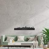 Skyline Sliedrecht Zwart houten cadeau decoratie relatiegeschenk van WoodWideCities