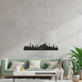 Skyline Spijk-Zevenaar Zwart houten cadeau decoratie relatiegeschenk van WoodWideCities