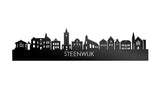 Skyline Steenwijk Zwart Glanzend