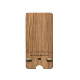 Skyline Telefoonhouder Noordwijkerhout houten cadeau decoratie relatiegeschenk van WoodWideCities
