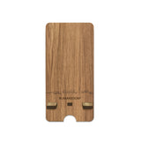 Skyline Telefoonhouder Numansdorp houten cadeau decoratie relatiegeschenk van WoodWideCities