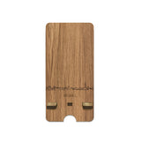 Skyline Telefoonhouder Veghel houten cadeau decoratie relatiegeschenk van WoodWideCities