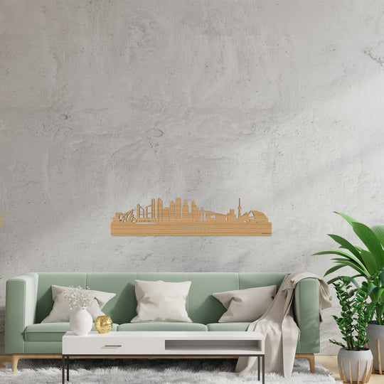 Skyline Toronto Bamboe houten cadeau decoratie relatiegeschenk van WoodWideCities