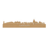 Skyline Tubbergen Bamboe houten cadeau decoratie relatiegeschenk van WoodWideCities