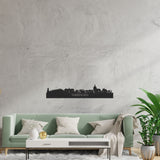 Skyline Tubbergen Zwart houten cadeau decoratie relatiegeschenk van WoodWideCities