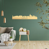 Skyline Tubbergen Metallic Goud gerecycled kunststof cadeau decoratie relatiegeschenk van WoodWideCities