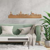 Skyline Urk Eiken houten cadeau decoratie relatiegeschenk van WoodWideCities