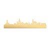 Skyline Urk Metallic Goud gerecycled kunststof cadeau decoratie relatiegeschenk van WoodWideCities