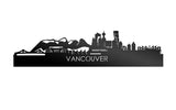 Skyline Vancouver Zwart Glanzend