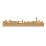 Skyline Veghel Bamboe houten cadeau decoratie relatiegeschenk van WoodWideCities