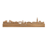 Skyline Veghel Eiken houten cadeau decoratie relatiegeschenk van WoodWideCities