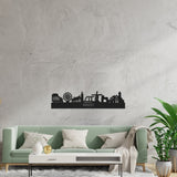 Skyline Weert Zwart houten cadeau decoratie relatiegeschenk van WoodWideCities