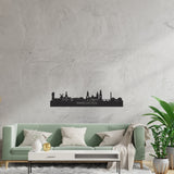 Skyline Winschoten Zwart houten cadeau decoratie relatiegeschenk van WoodWideCities