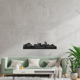 Skyline Zaltbommel Zwart houten cadeau decoratie relatiegeschenk van WoodWideCities