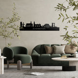 Skyline Zevenbergen Zwart glanzend gerecycled kunststof cadeau decoratie relatiegeschenk van WoodWideCities