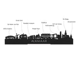Standing Skyline Alkmaar Bamboe houten cadeau decoratie relatiegeschenk van WoodWideCities