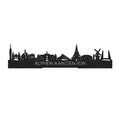 Standing Skyline Alphen aan den Rijn Black