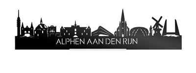 Standing Skyline Alphen aan den Rijn Zwart Glanzend
