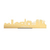 Standing Skyline Arnhem Goud Metallic 40 cm houten cadeau decoratie relatiegeschenk van WoodWideCities