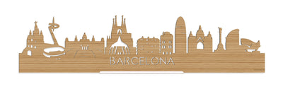 Standing Skyline Barcelona Bamboo