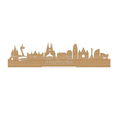 Standing Skyline Barcelona Bamboo