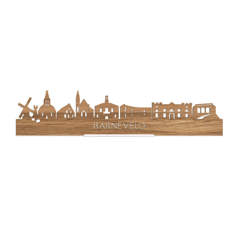 Standing Skyline Barneveld Eiken houten cadeau decoratie relatiegeschenk van WoodWideCities