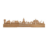 Standing Skyline Bennekom Eiken houten cadeau decoratie relatiegeschenk van WoodWideCities