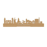 Standing Skyline Bodegraven Bamboe houten cadeau decoratie relatiegeschenk van WoodWideCities