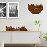 Standing Skyline Bodegraven Palissander houten cadeau decoratie relatiegeschenk van WoodWideCities