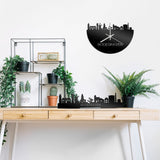 Standing Skyline Bodegraven Zwart glanzend gerecycled kunststof cadeau decoratie relatiegeschenk van WoodWideCities